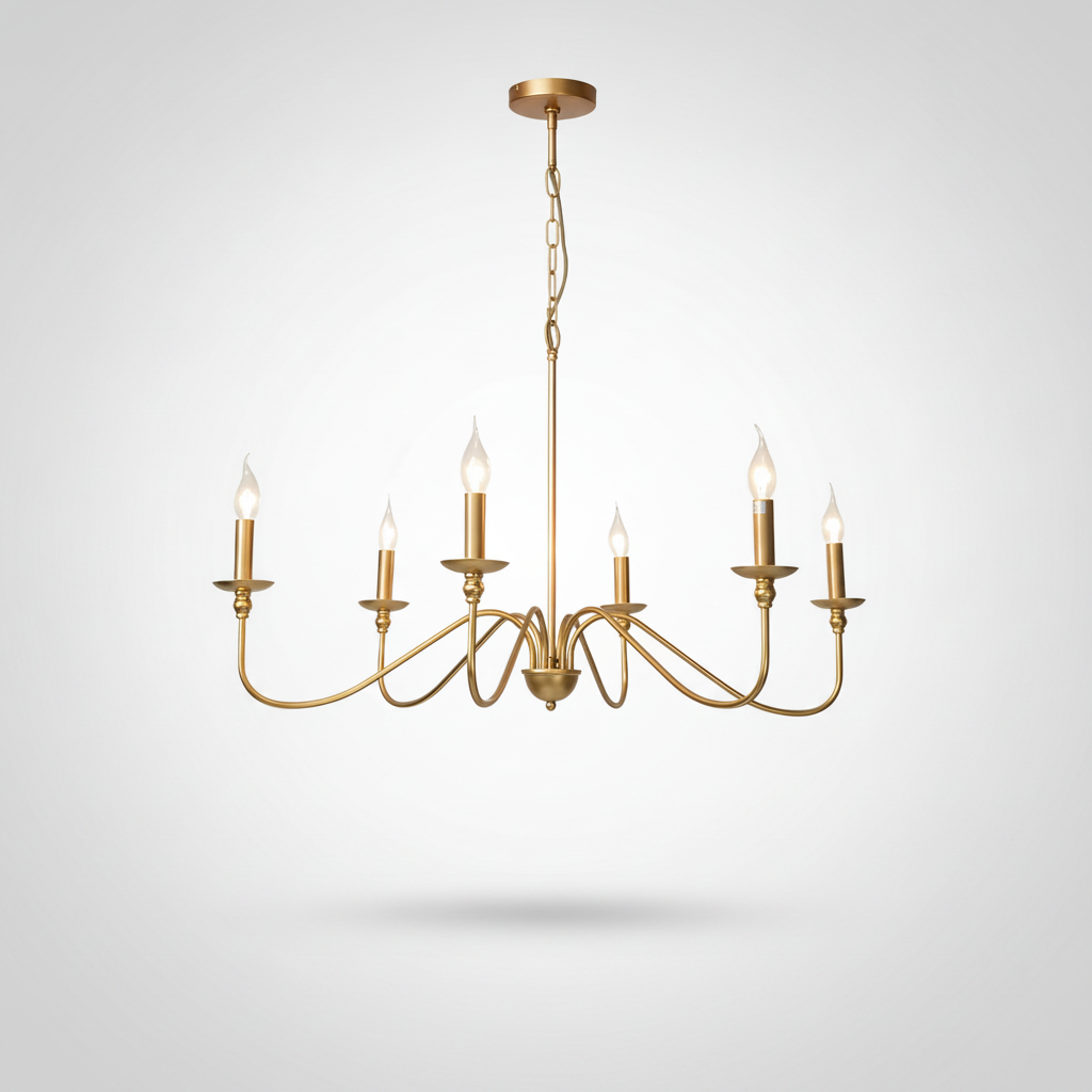 Suspension à Plusieurs Bras en Métal Design Vintage
