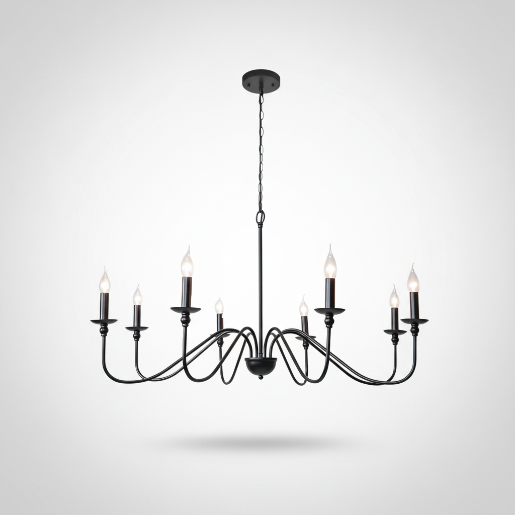 Suspension à Plusieurs Bras en Métal Design Vintage