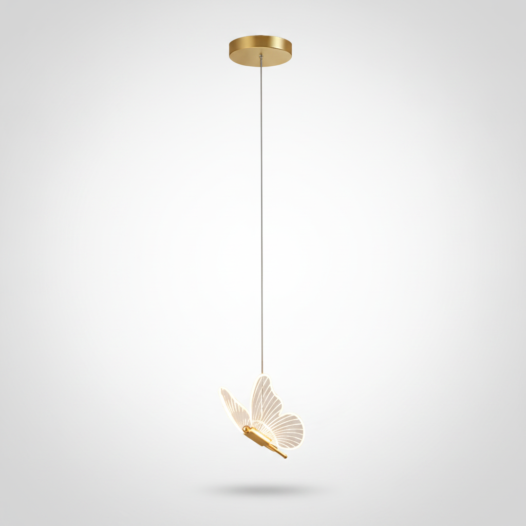 Suspension Ailée en Métal Design Moderne
