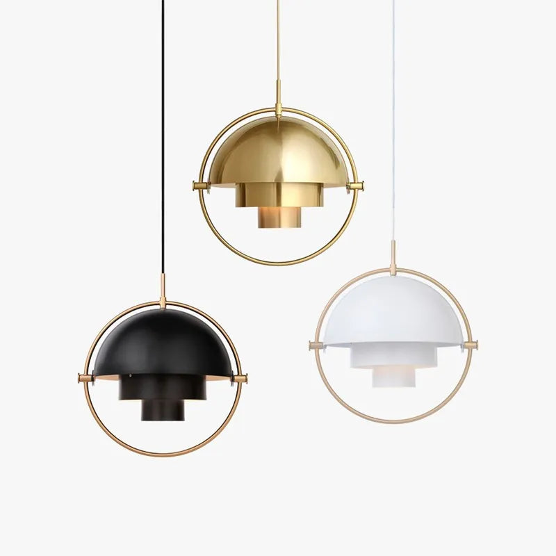 Suspension Anneau en Métal Design Art Déco