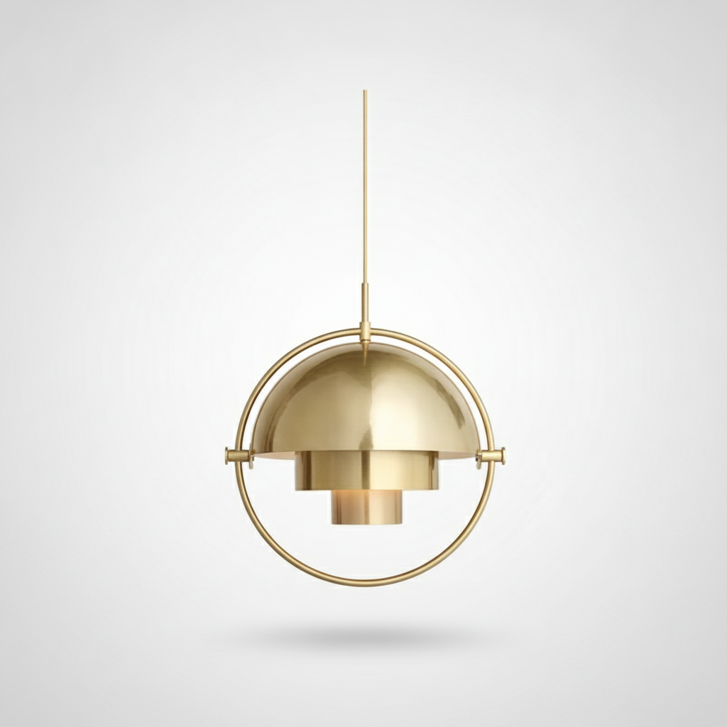 Suspension Anneau en Métal Design Art Déco