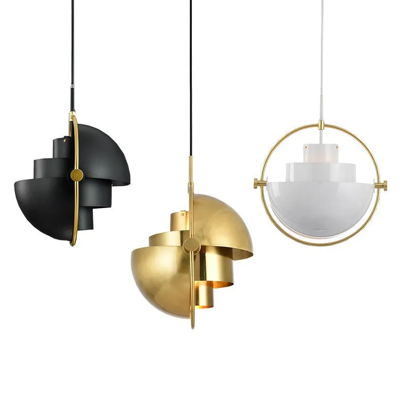 Suspension Anneau en Métal Design Art Déco
