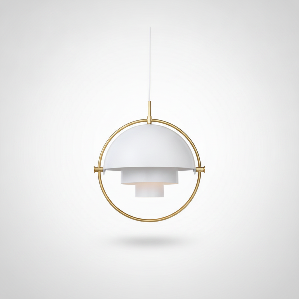 Suspension Anneau en Métal Design Art Déco