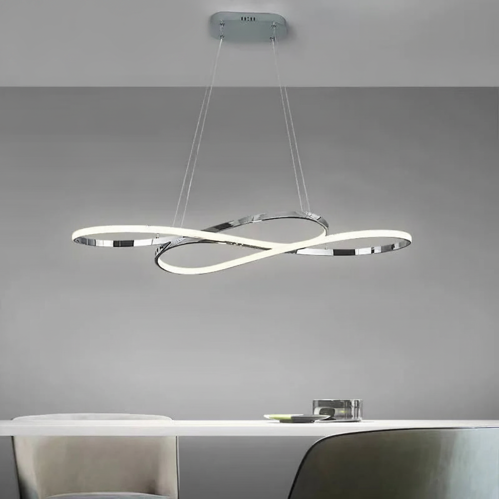 Suspension Anneau en Métal Design Moderne Image