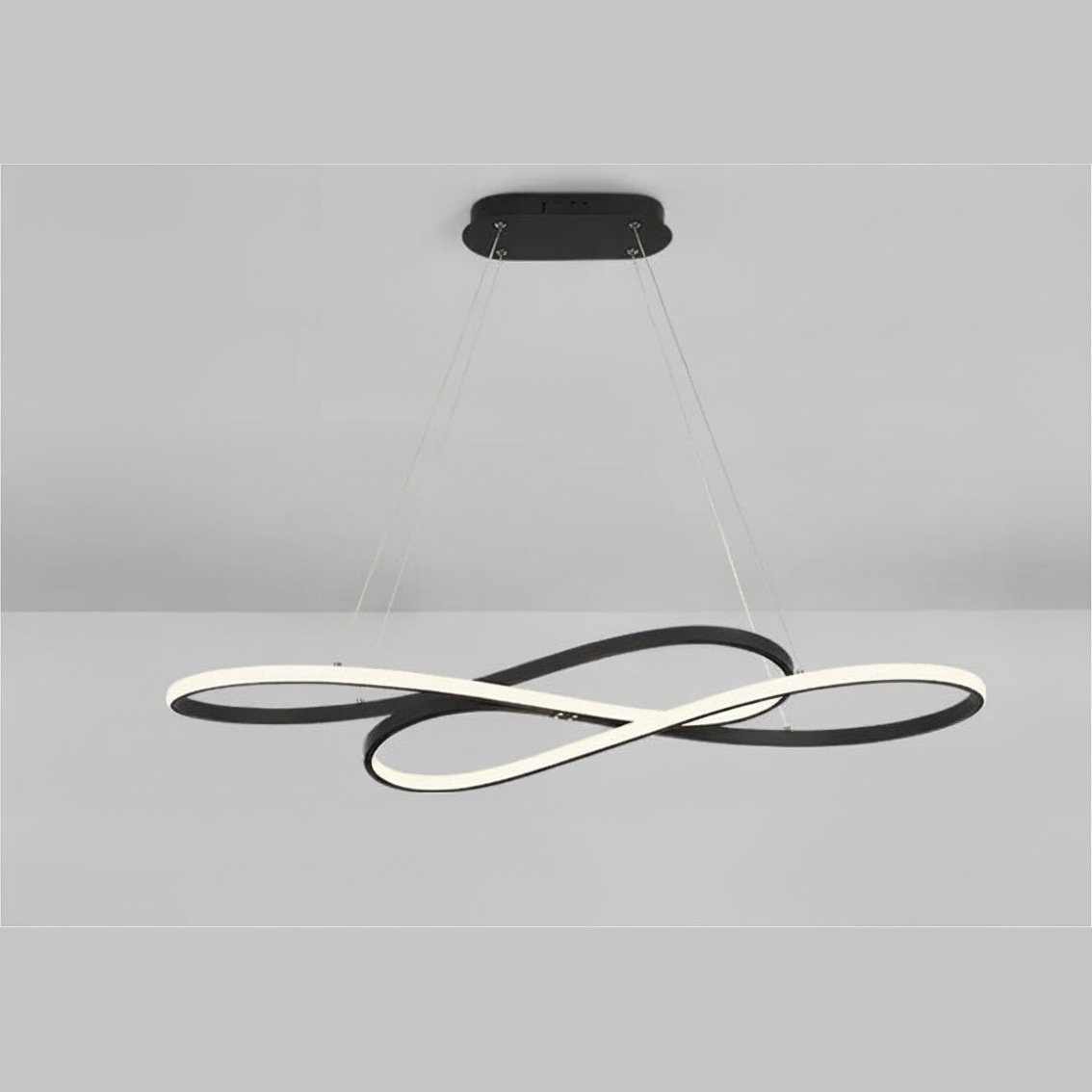 Suspension Anneau en Métal Design Moderne