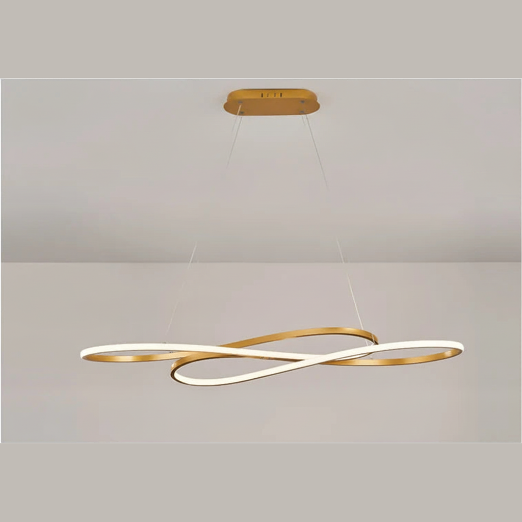 Suspension Anneau en Métal Design Moderne