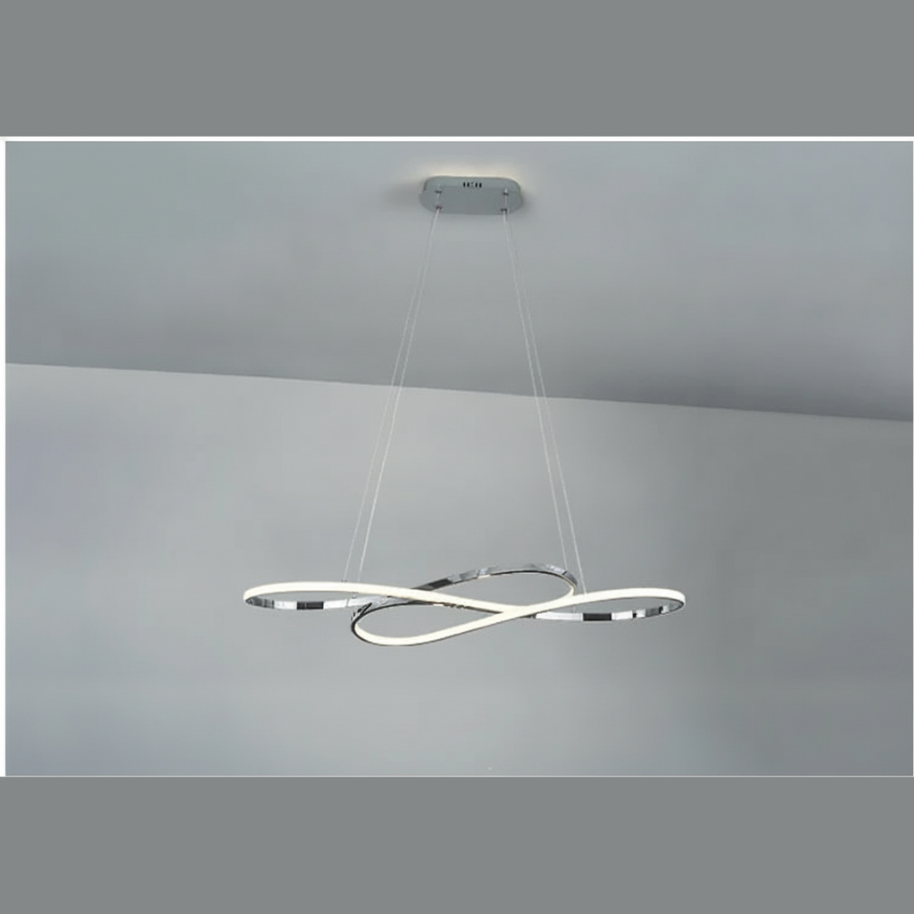 Suspension Anneau en Métal Design Moderne