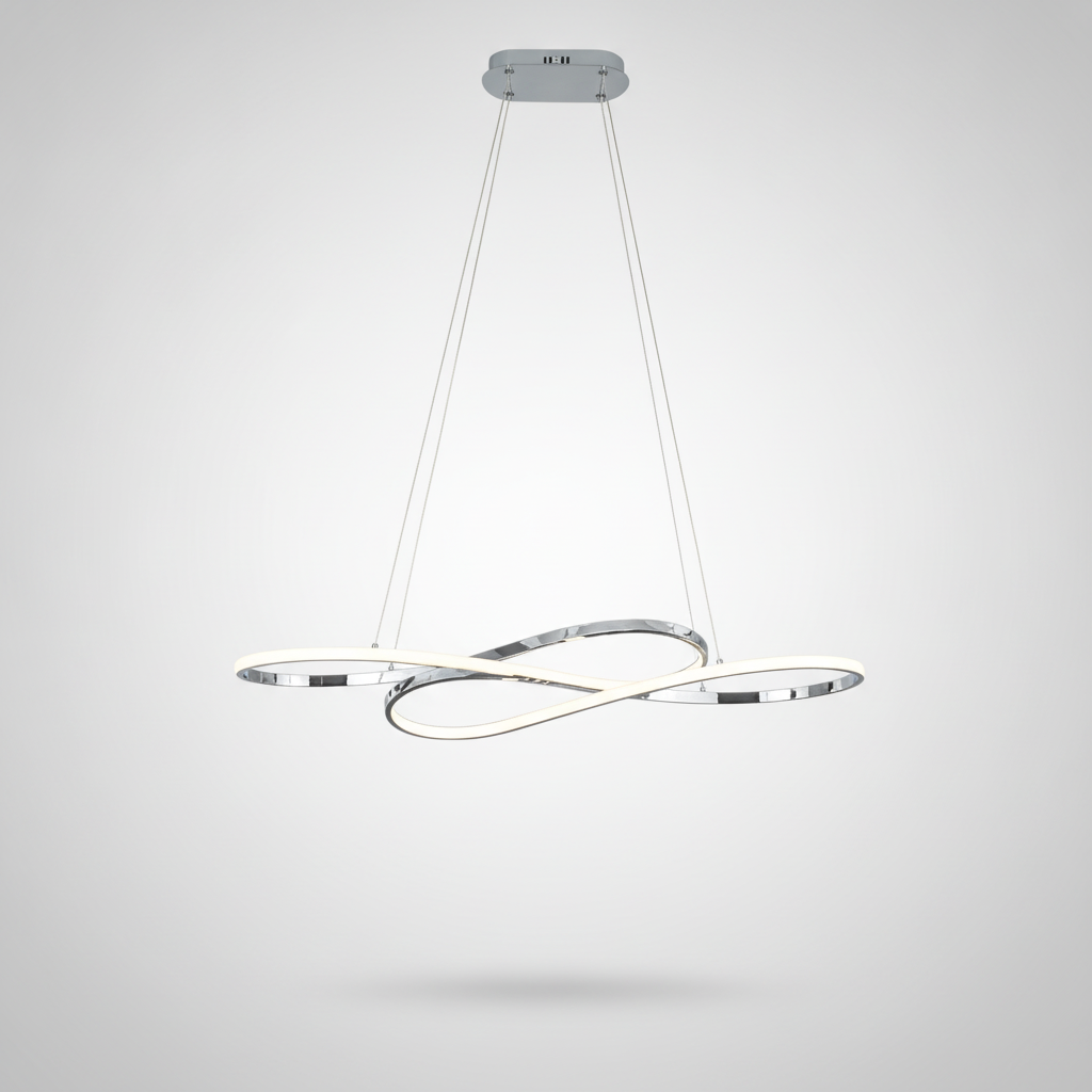 Suspension Anneau en Métal Design Moderne
