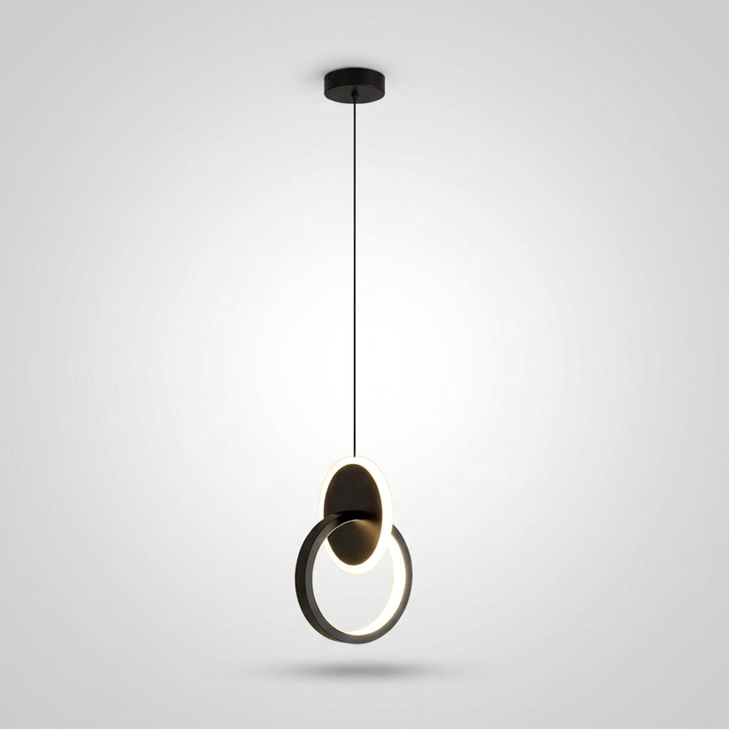 Suspension Anneau en Métal Design Moderne