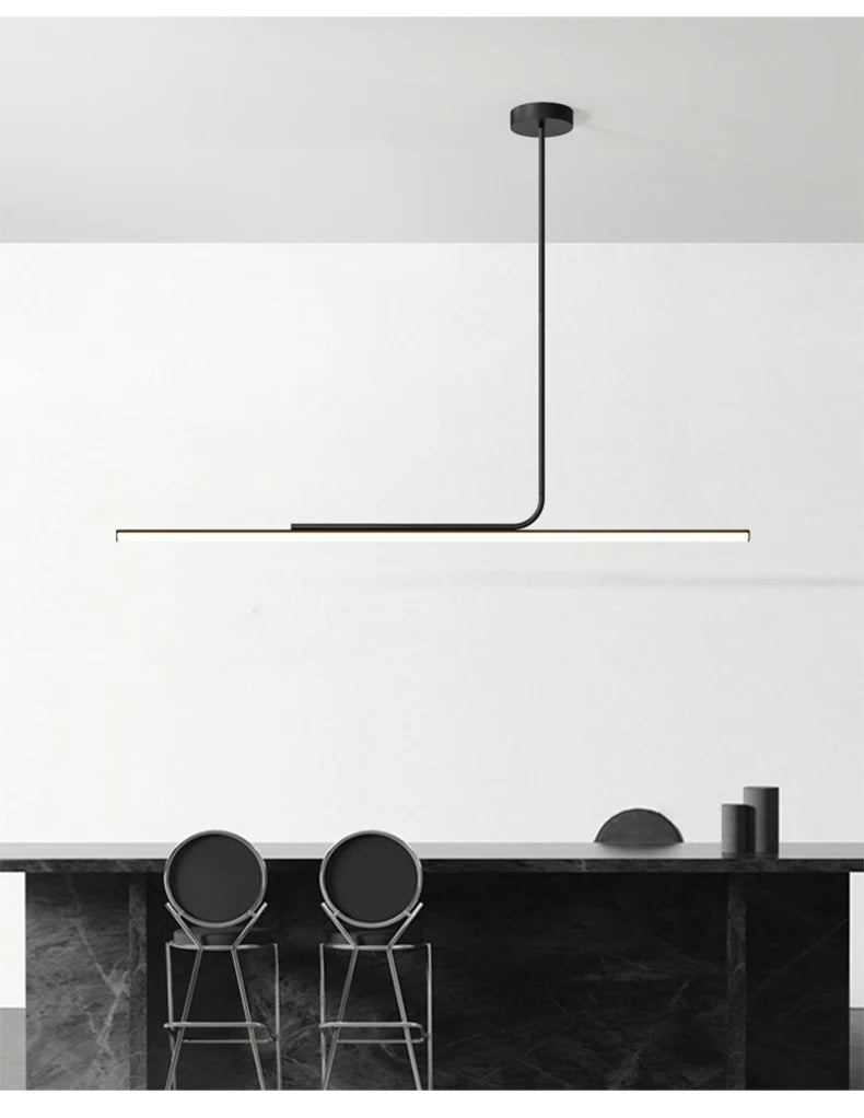 Suspension Barre en Aluminium Design Minimaliste