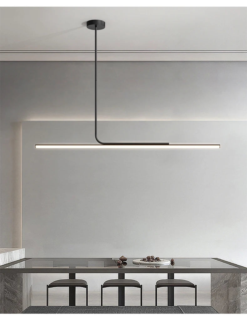 Suspension Barre en Aluminium Design Minimaliste