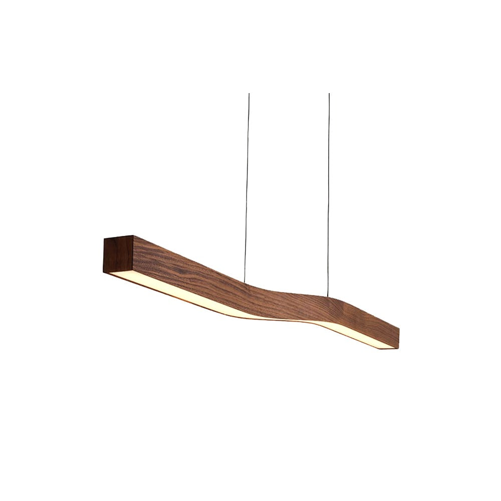 Suspension Bois Nordique Design Minimaliste et Contemporain LED