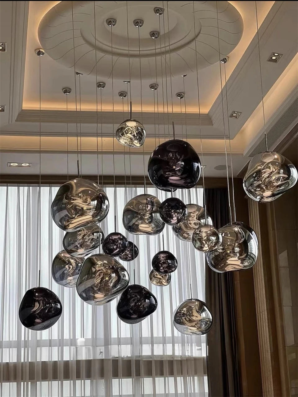 Suspension Boule à LED Design Loft Dimmable