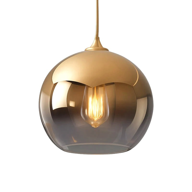 Suspension Boule de Verre Design LED Moderne et Loft