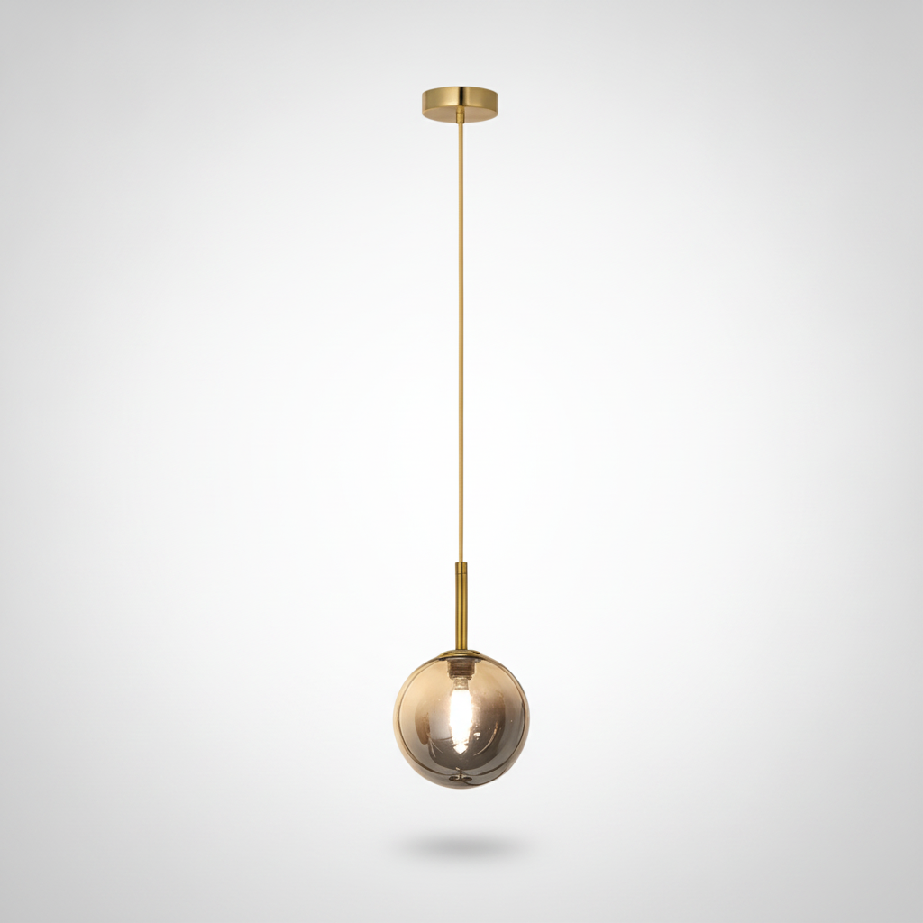 Suspension Boule en Verre Design Nordique