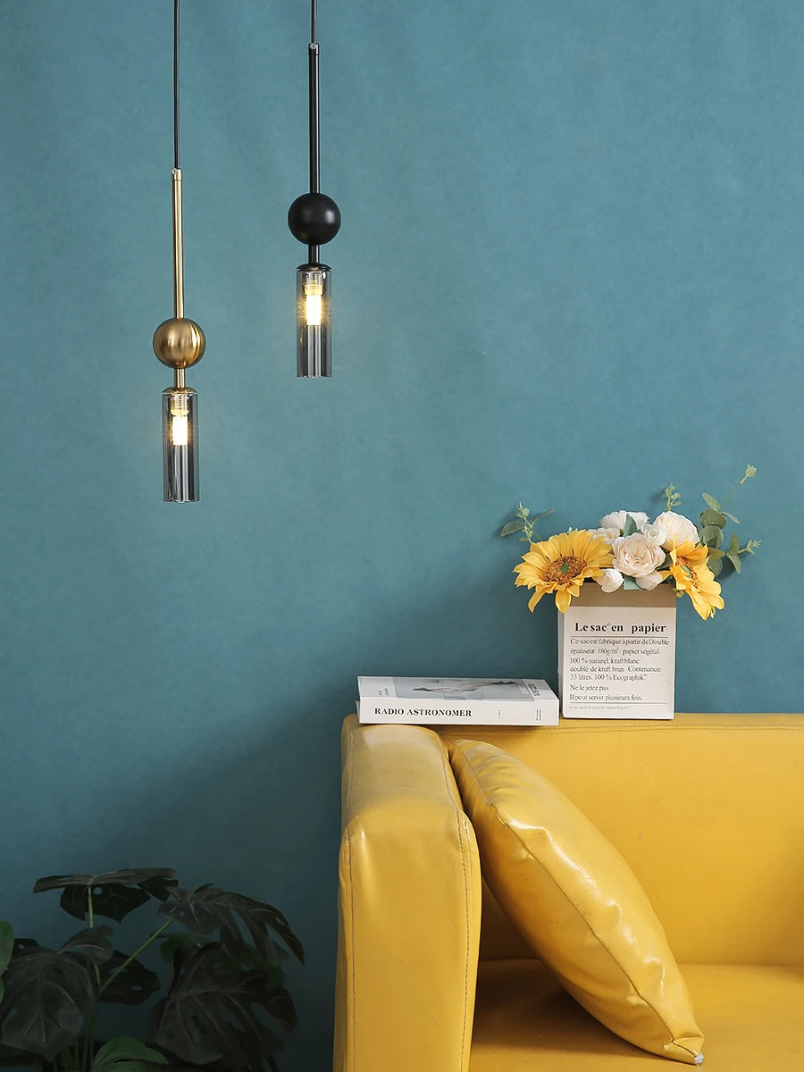Suspension Boule en Verre Design Nordique