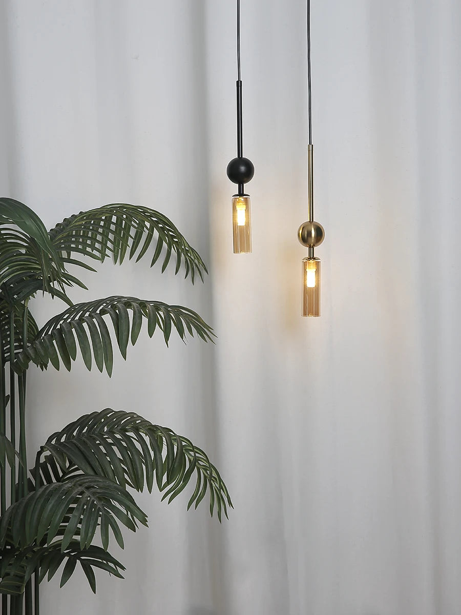Suspension Boule en Verre Design Nordique