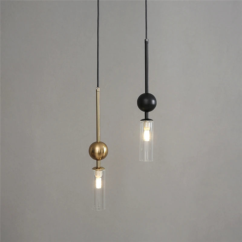 Suspension Boule en Verre Design Nordique