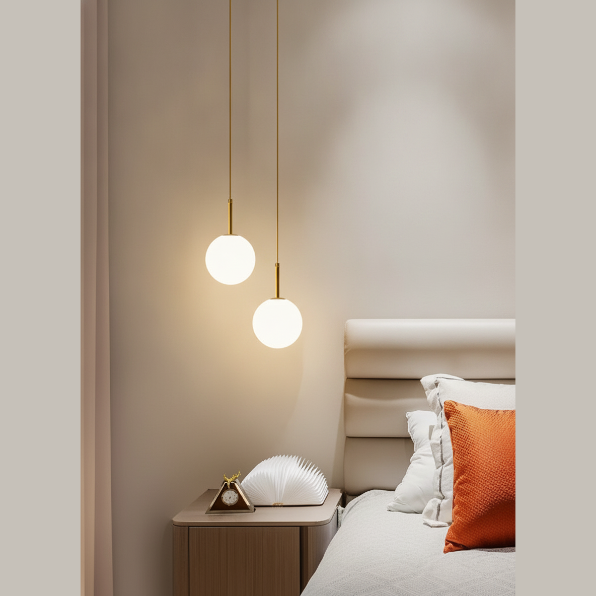 Suspension Boule en Verre Design Nordique