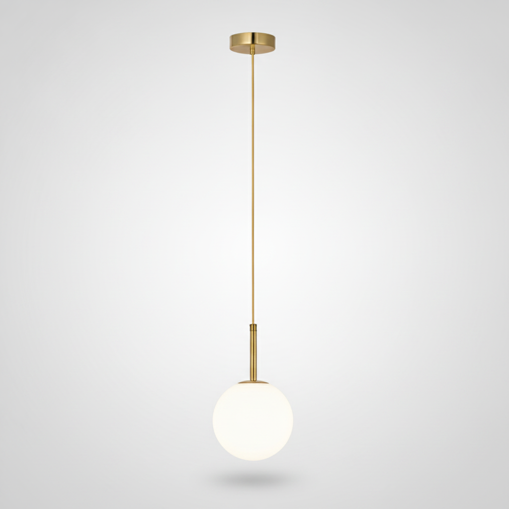 Suspension Boule en Verre Design Nordique