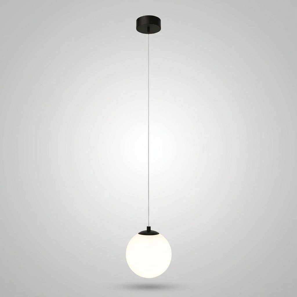 Suspension Boule en Verre et Métal Design Moderne