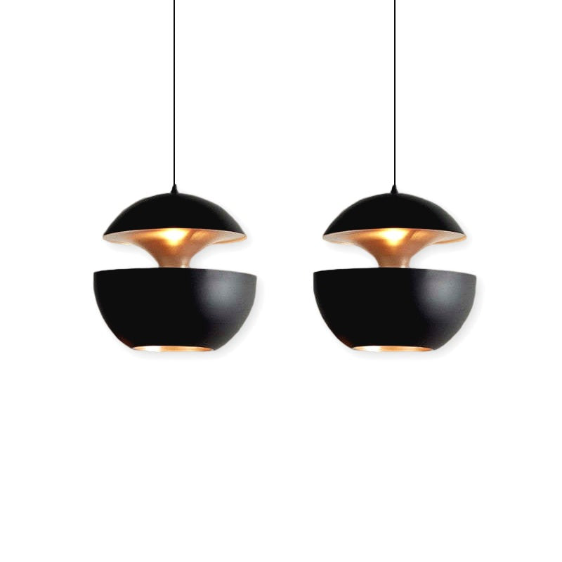 Suspension Boule Noire Moderne