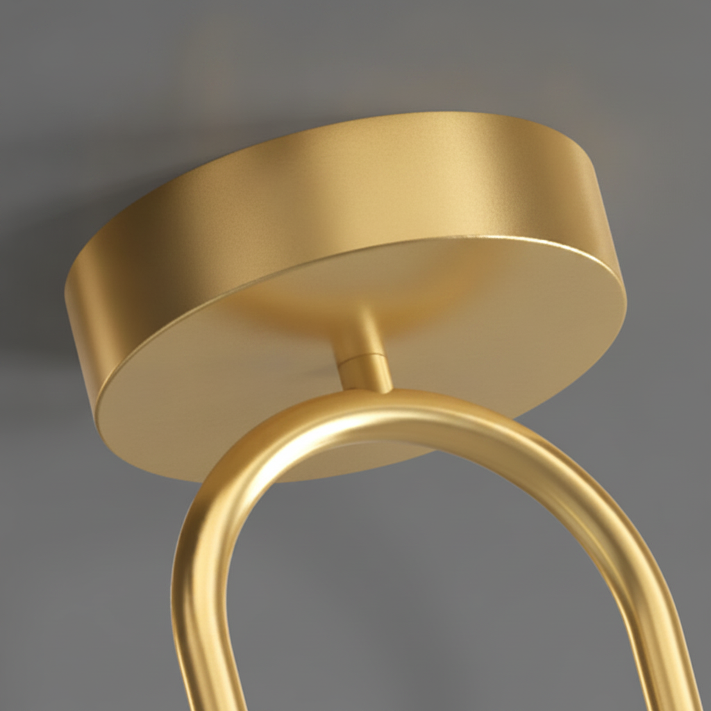 Suspension Boules en Verre et Métal Dimmable