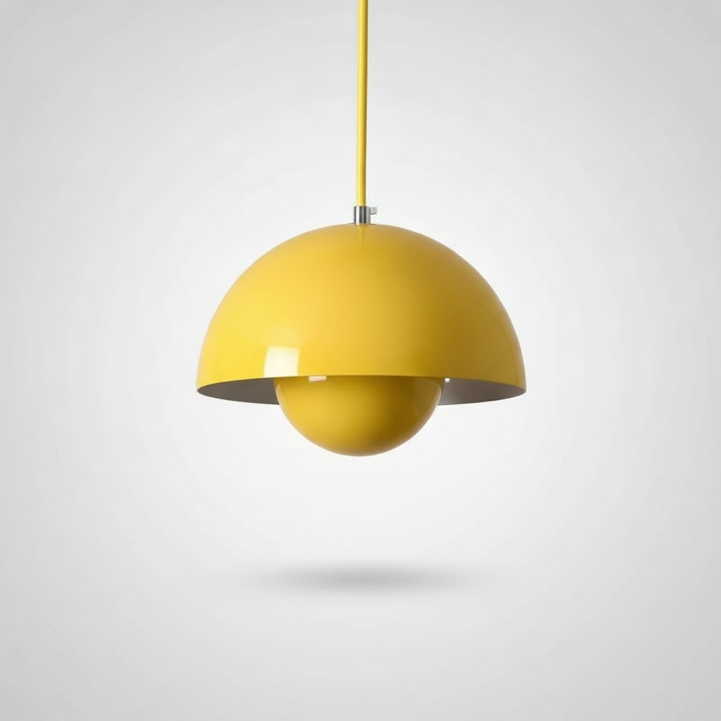 Suspension Bourgeon en Métal Design Moderne