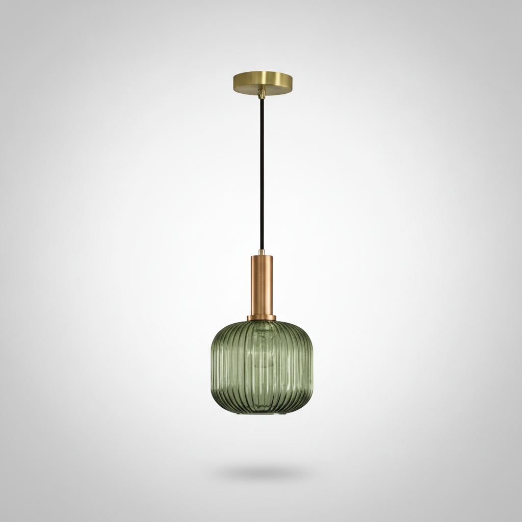 Suspension Cloche en Verre Design Japonais
