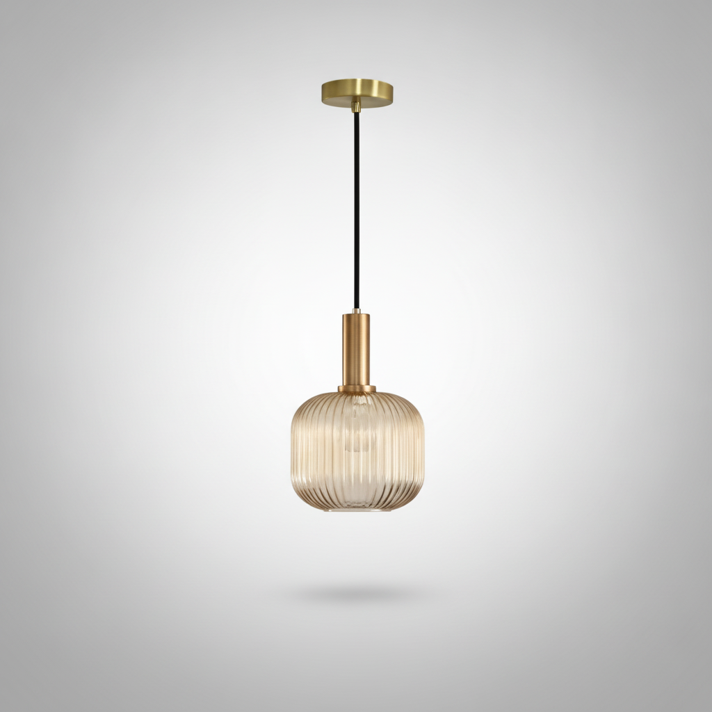 Suspension Cloche en Verre Design Japonais