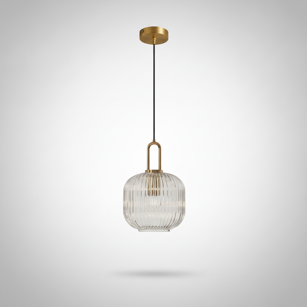 Suspension Cloche en Verre Design Japonais
