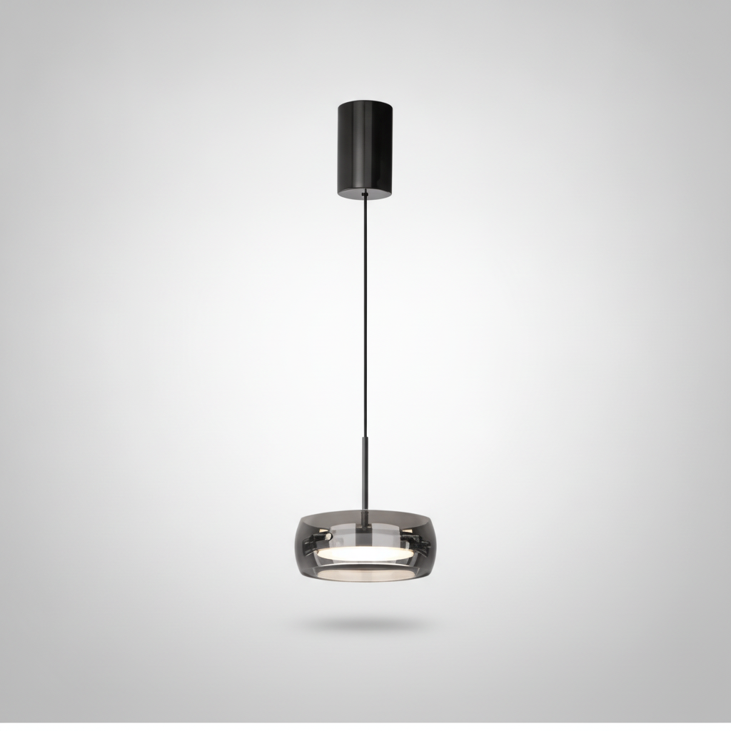 Suspension Cloche en Verre Design Moderne