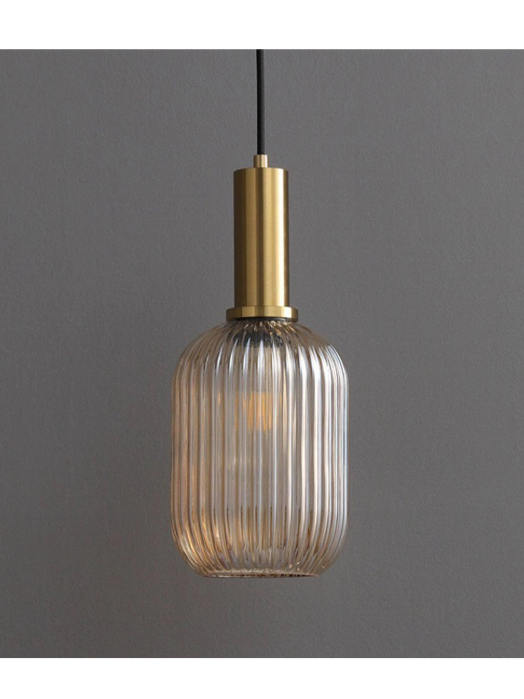 Suspension Cloche en Verre Design Moderne
