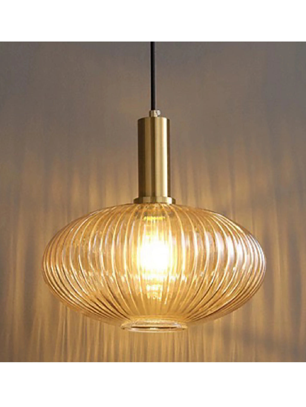 Suspension Cloche en Verre Design Moderne