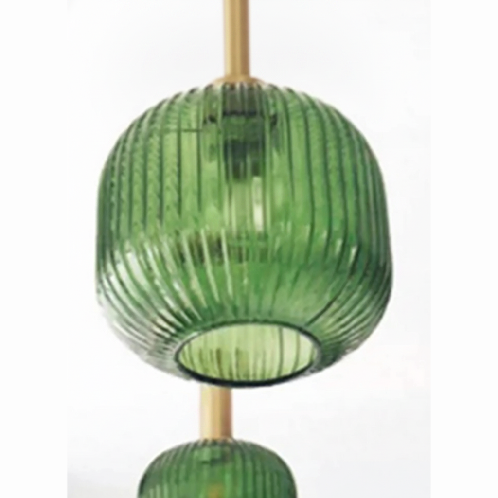 Suspension Cloche en Verre Design Moderne