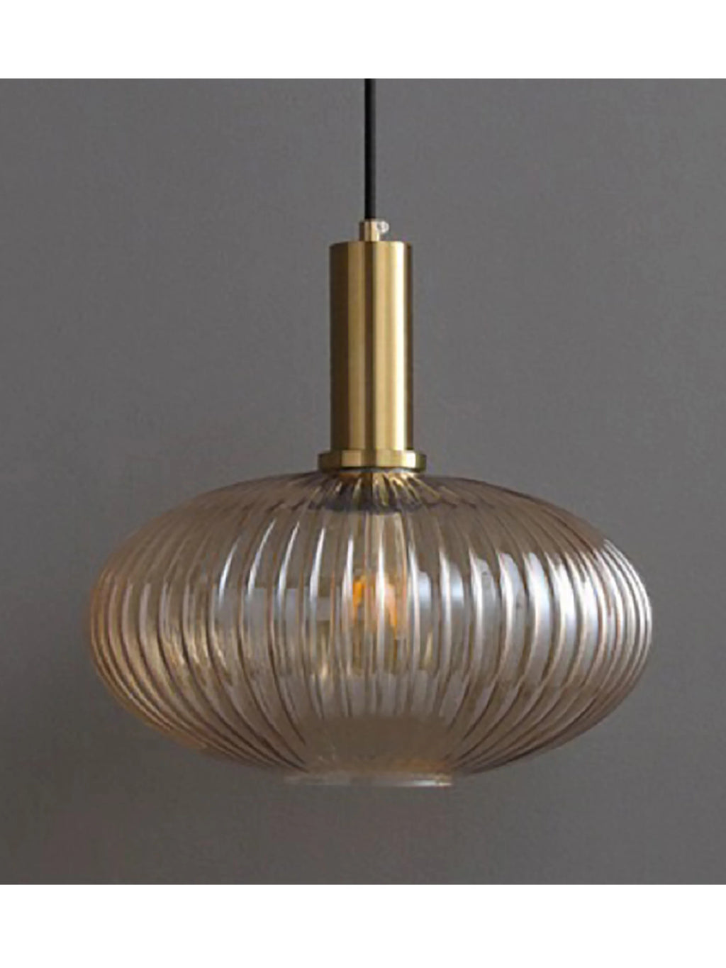 Suspension Cloche en Verre Design Moderne