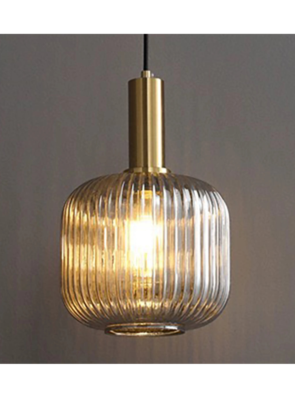 Suspension Cloche en Verre Design Moderne