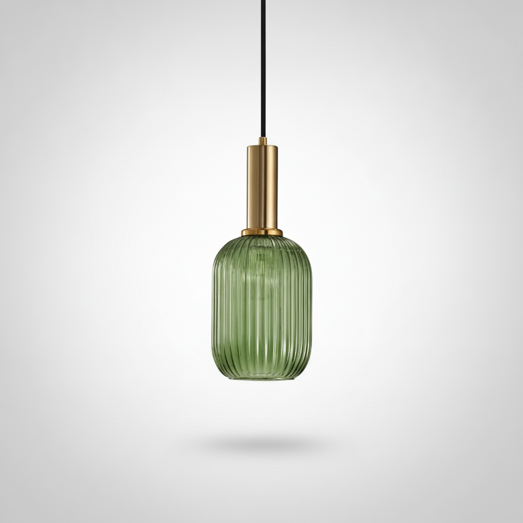 Suspension Cloche en Verre Design Moderne