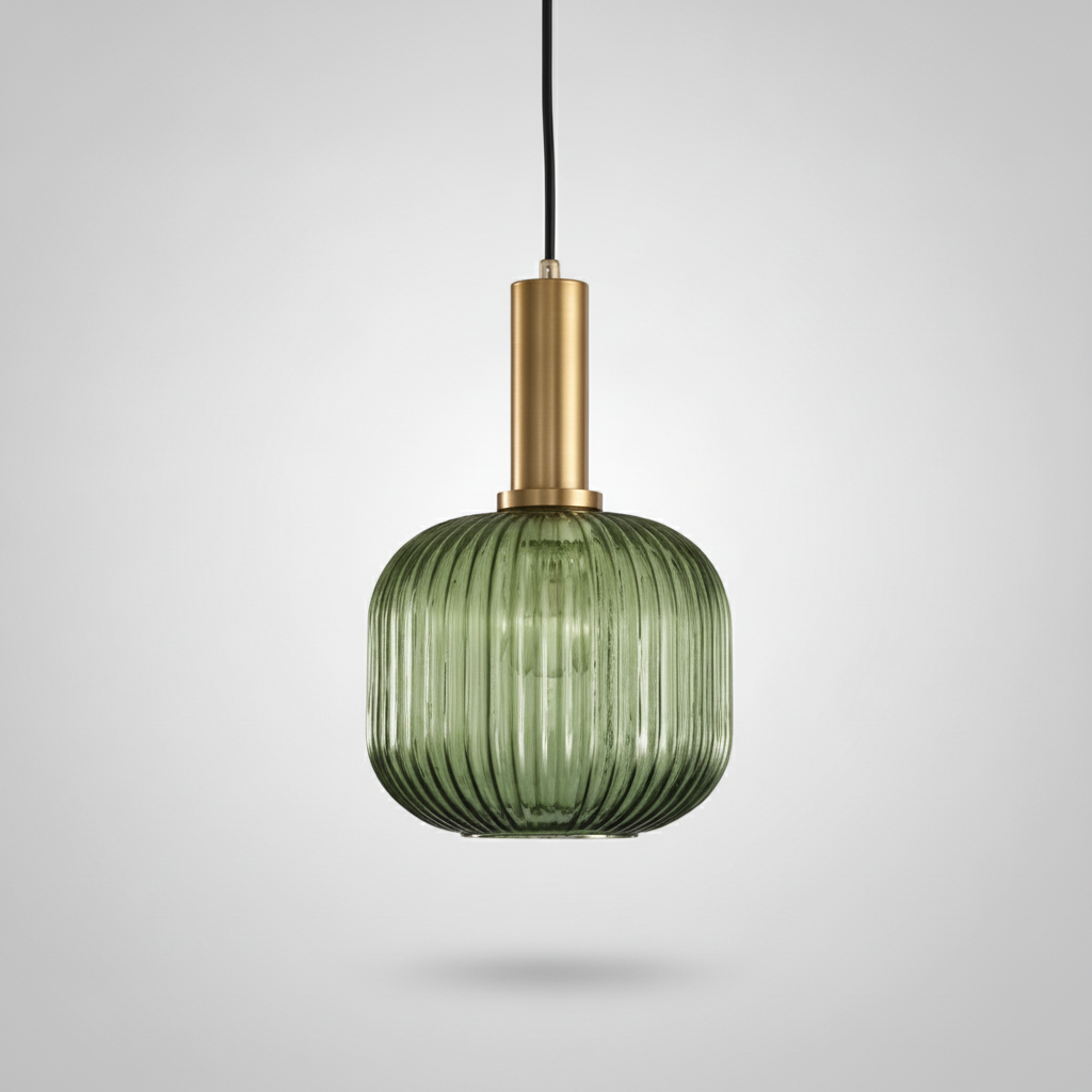 Suspension Cloche en Verre Design Moderne