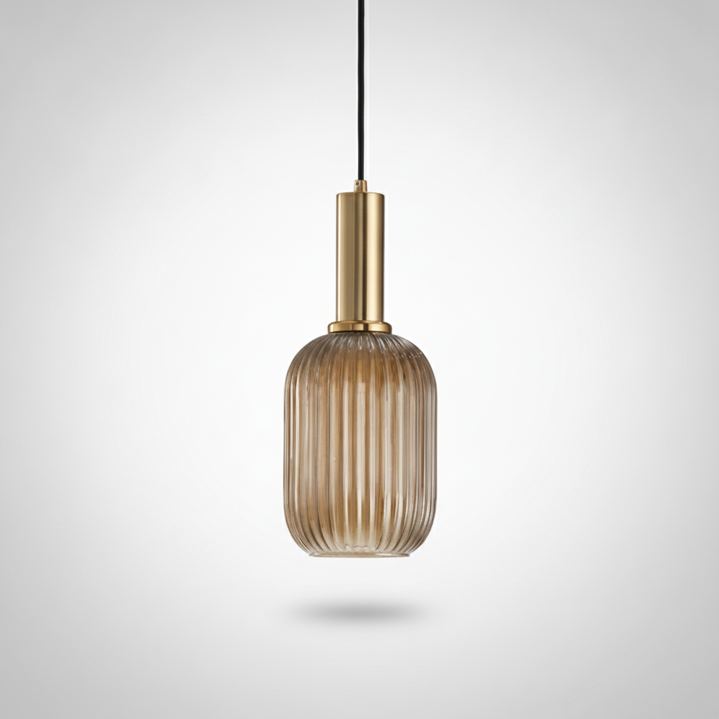 Suspension Cloche en Verre Design Moderne