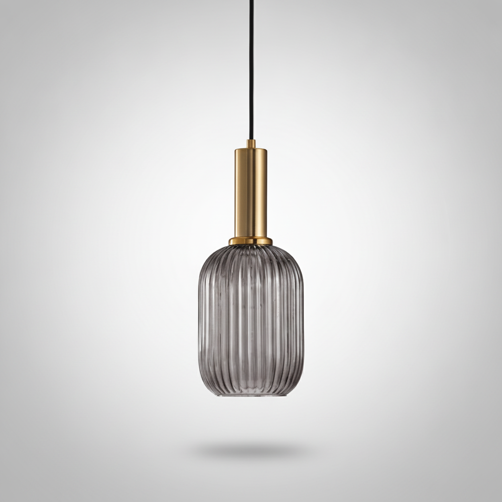 Suspension Cloche en Verre Design Moderne