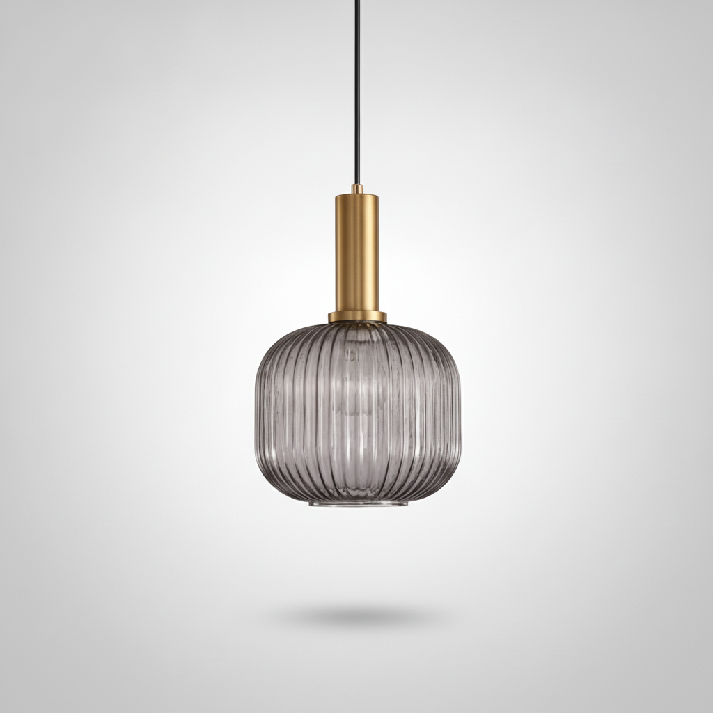 Suspension Cloche en Verre Design Moderne