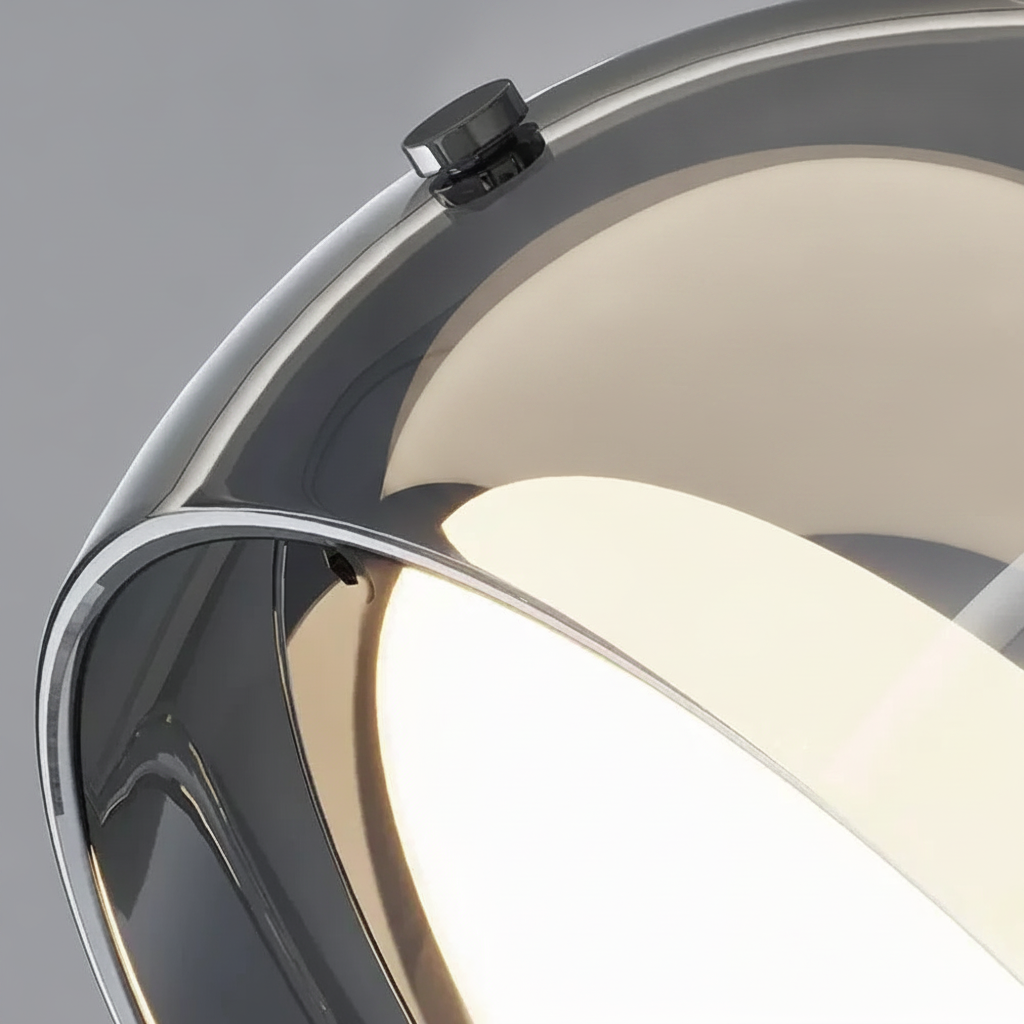 Suspension Cloche en Verre Design Moderne