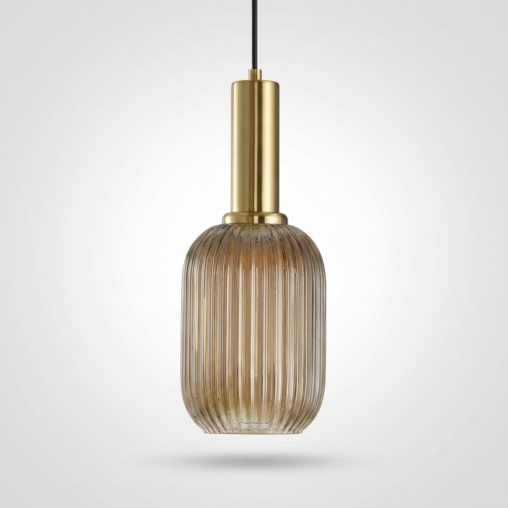 Suspension Cloche en Verre Design Nordique