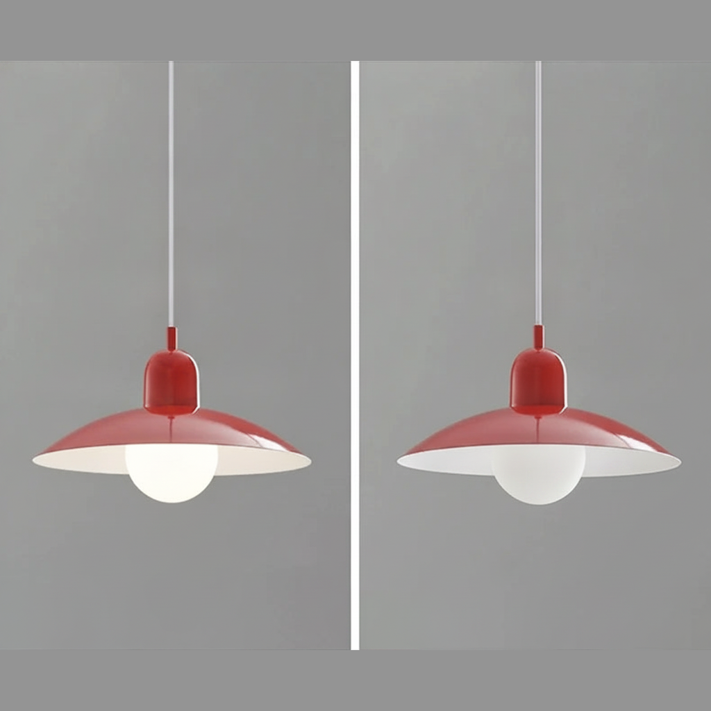 Suspension Dôme en Métal Design Bauhaus
