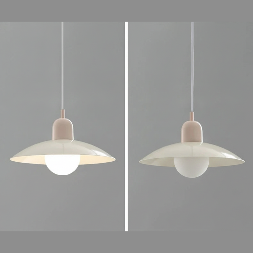 Suspension Dôme en Métal Design Bauhaus