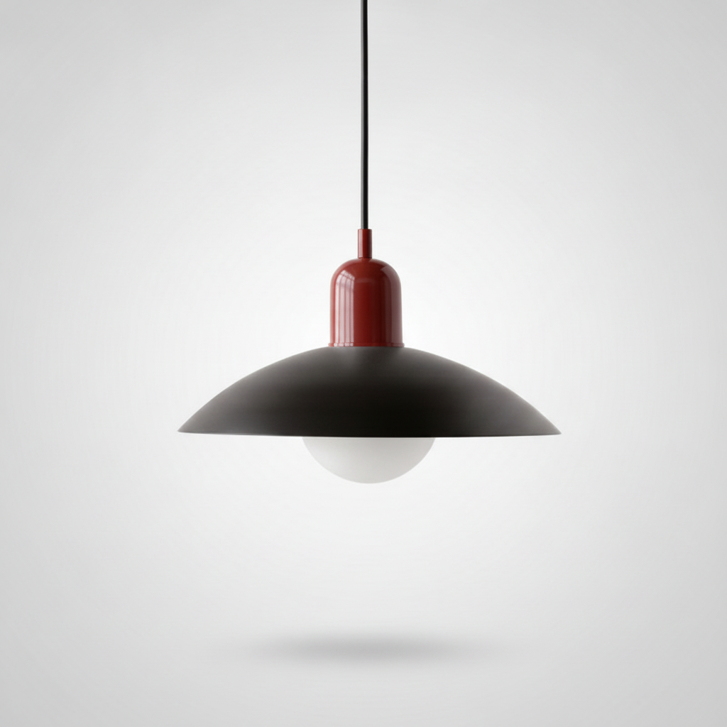 Suspension Dôme en Métal Design Bauhaus