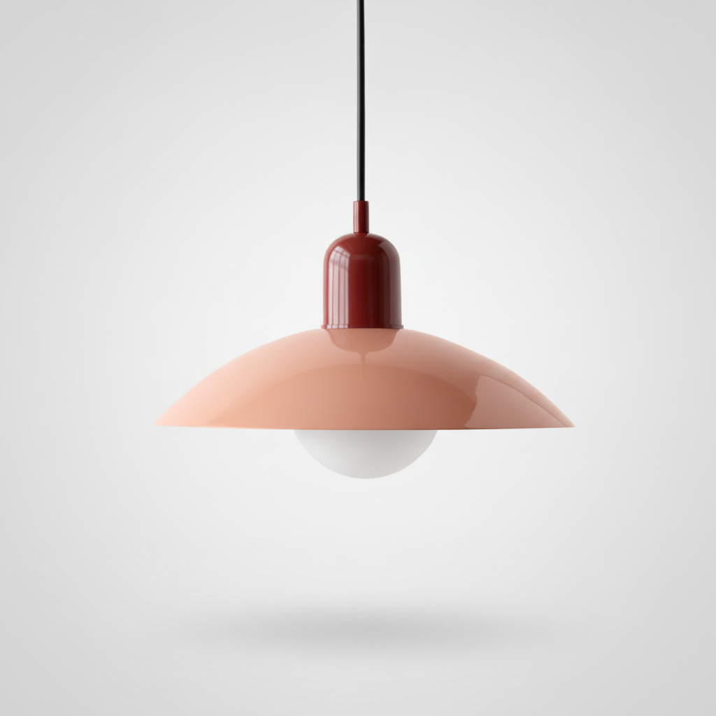 Suspension Dôme en Métal Design Bauhaus