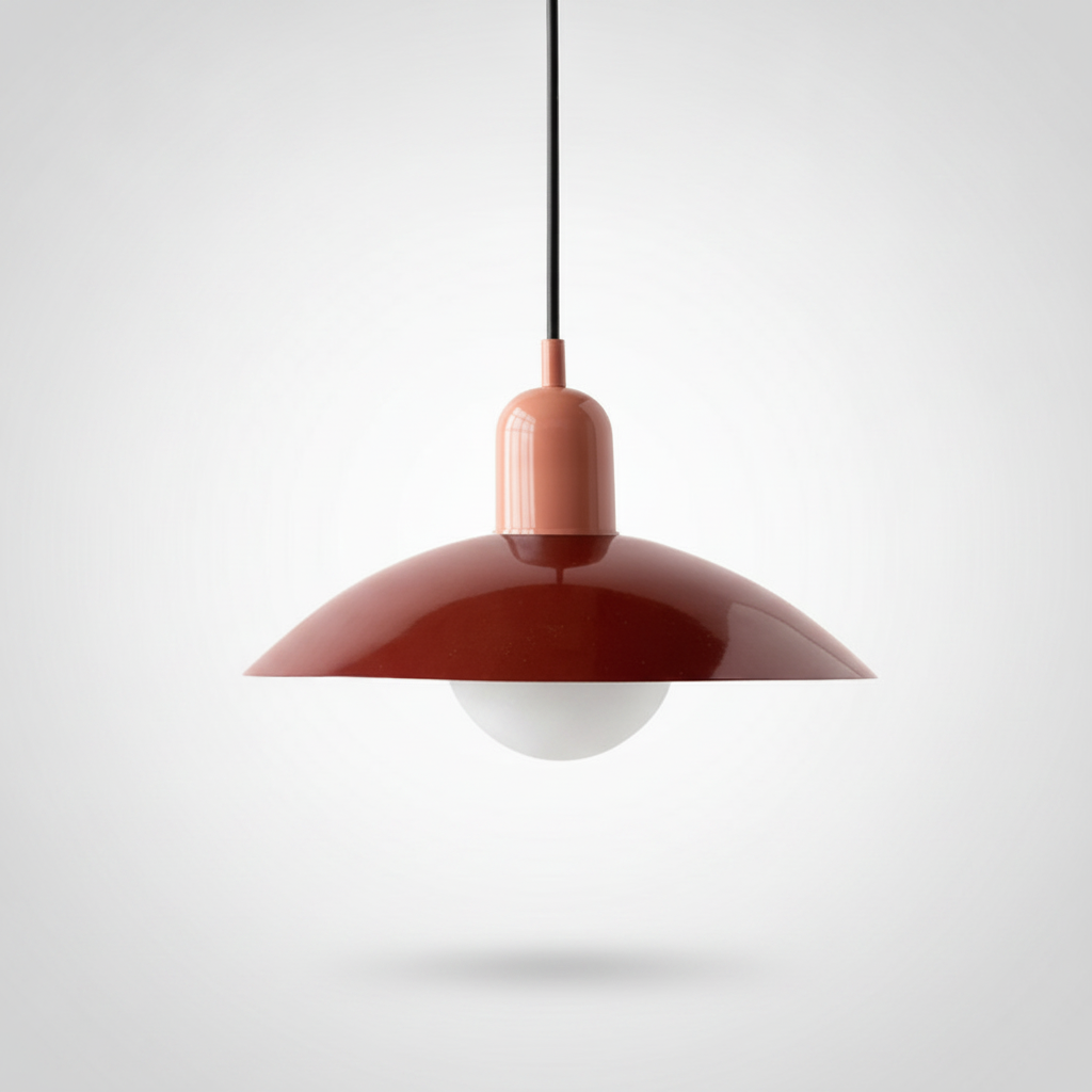 Suspension Dôme en Métal Design Bauhaus
