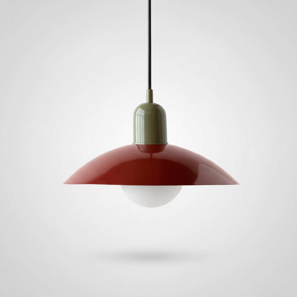 Suspension Dôme en Métal Design Bauhaus